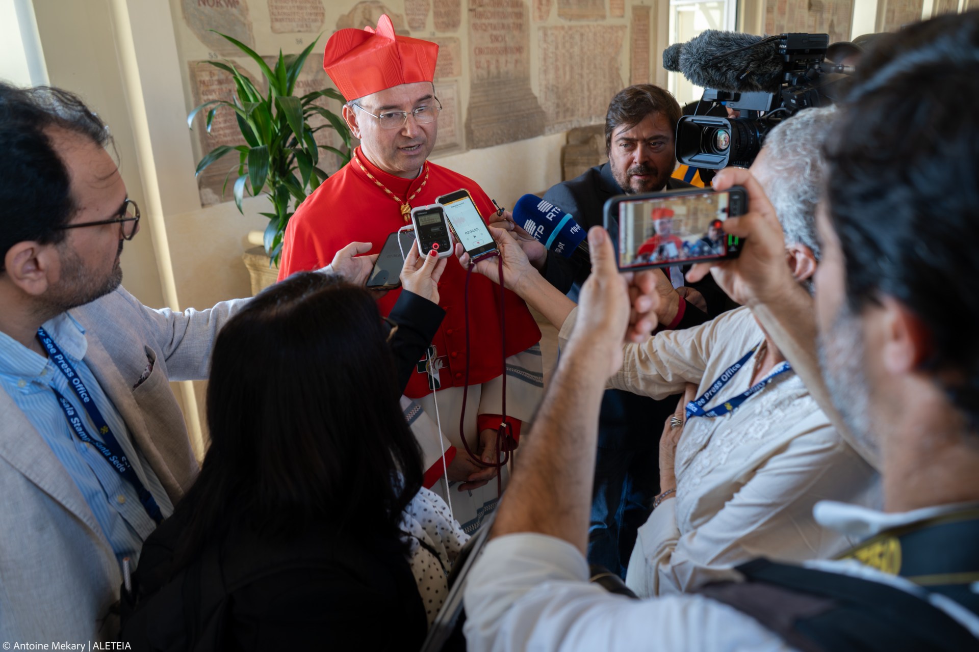 Newly elevated cardinal, Portuguese bishop of Setubal Americo Manuel Alves Aguiar