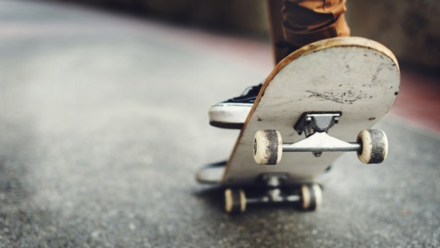 Skateboarding Practice Freestyle Extreme Sports Concept