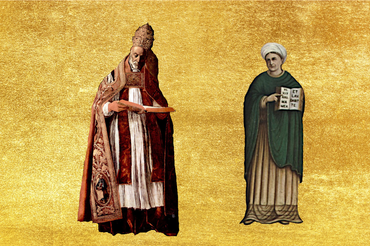 St. Gregory the Great and his mother St. Sylvia