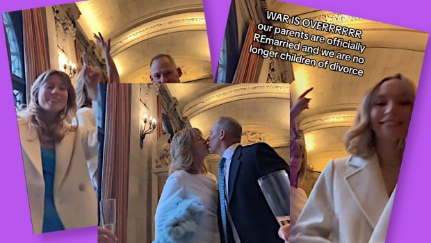 Couple remarries with help from daughters