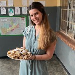 Sredi Zambije je spekla štrudelj po babičinem receptu