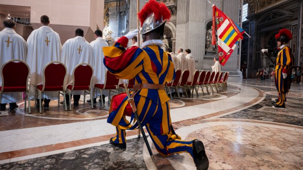 Holy Mass for the swearing-in of the new Pontifical Swiss Guard in Saint Peter's Basilica