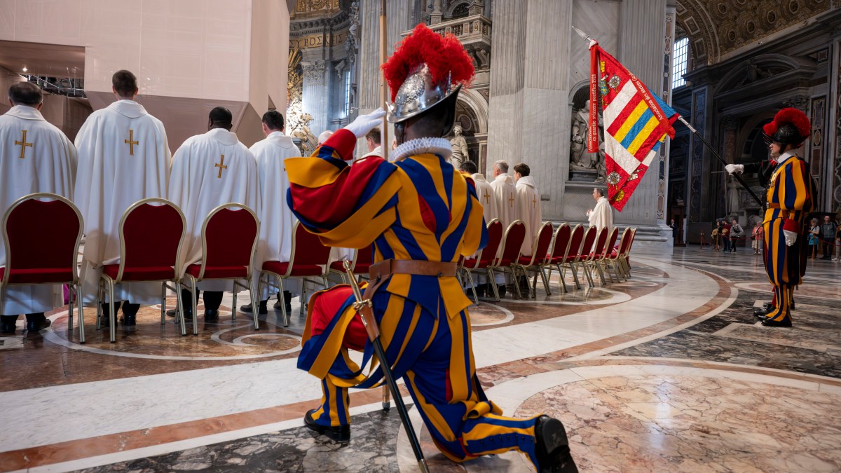 Holy Mass for the swearing-in of the new Pontifical Swiss Guard in Saint Peter's Basilica