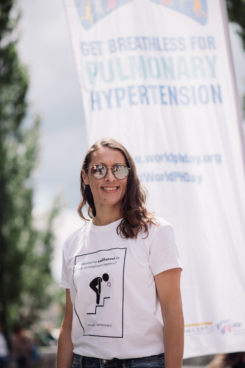 Društvo za pljučno hipertenzijo in akcija Vsak vdih šteje