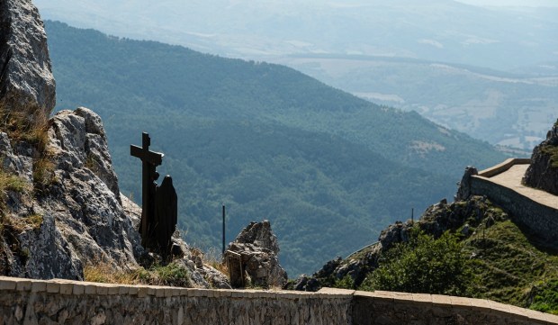 Sanctuary of the Madonna Nera del Sacro Monte of Viggiano Potenza.