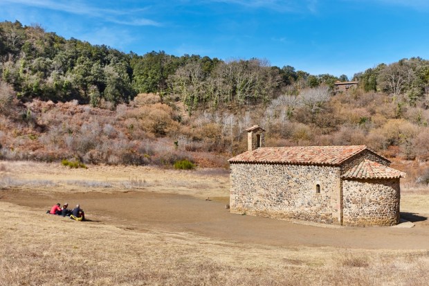 Santa Margarida chapel in La Garrotxa volcanic area
