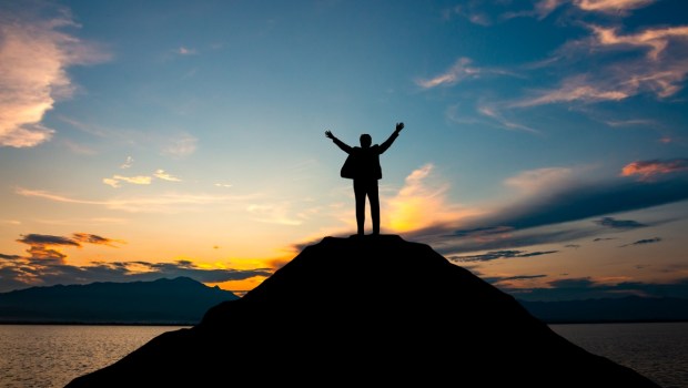 Leadership and achievement concept