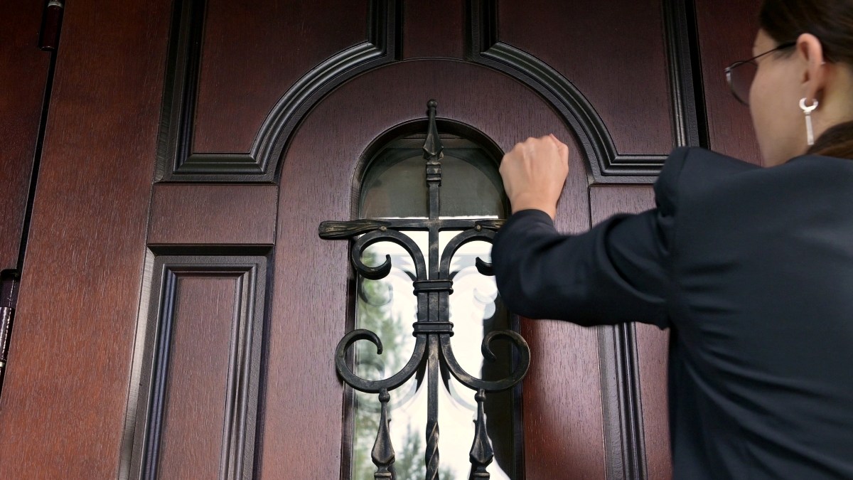 knocking on the door