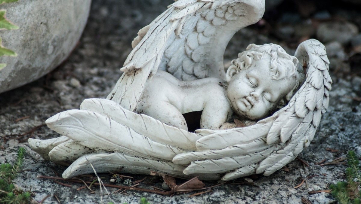 angel baby stone