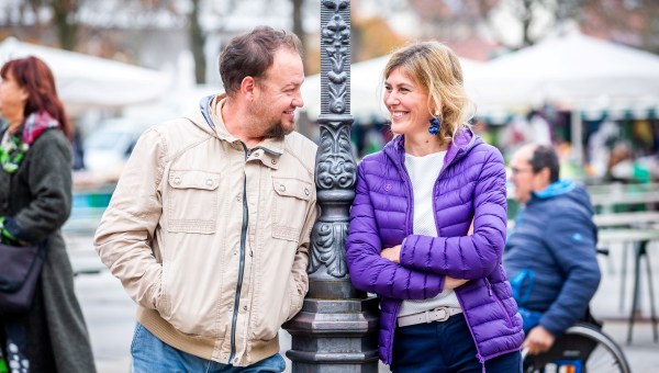 Miha Mišič in Ana Marija Ficko