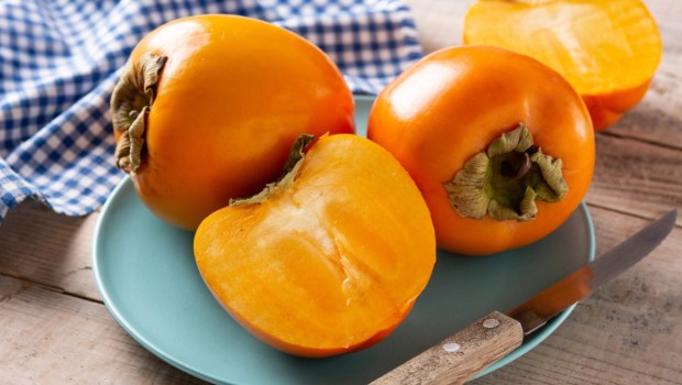 Fresh khaki on wooden table