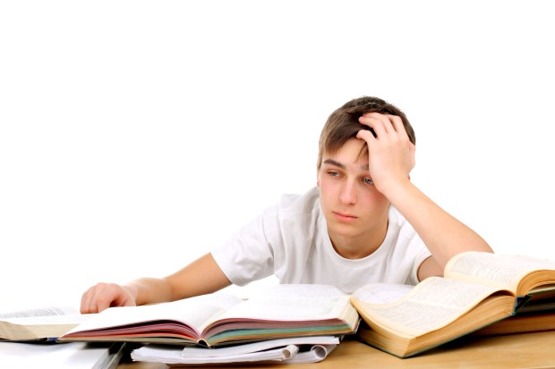 boy homework