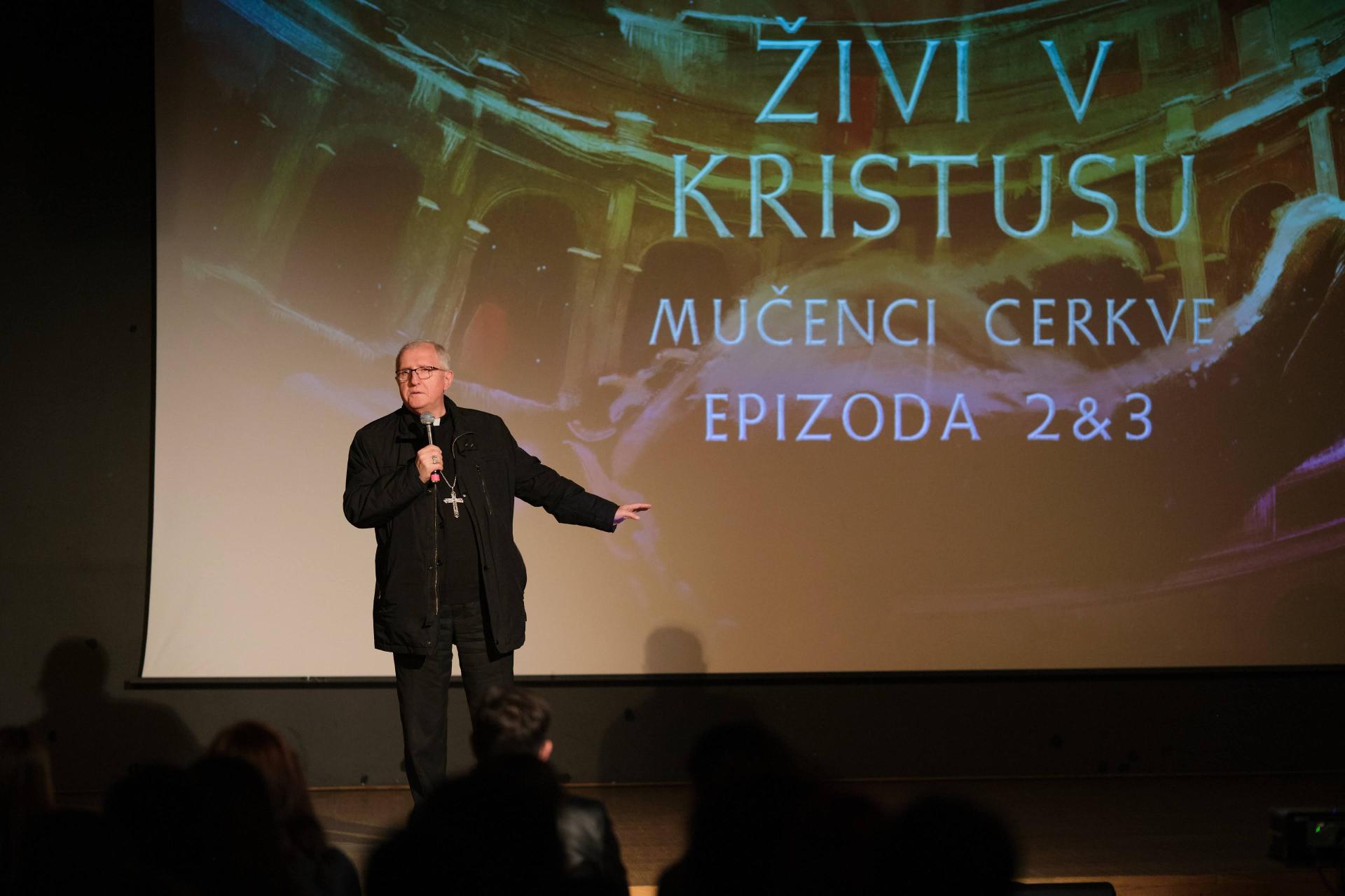 Premiera serije Zivi v Kristusu; Studio Siposh