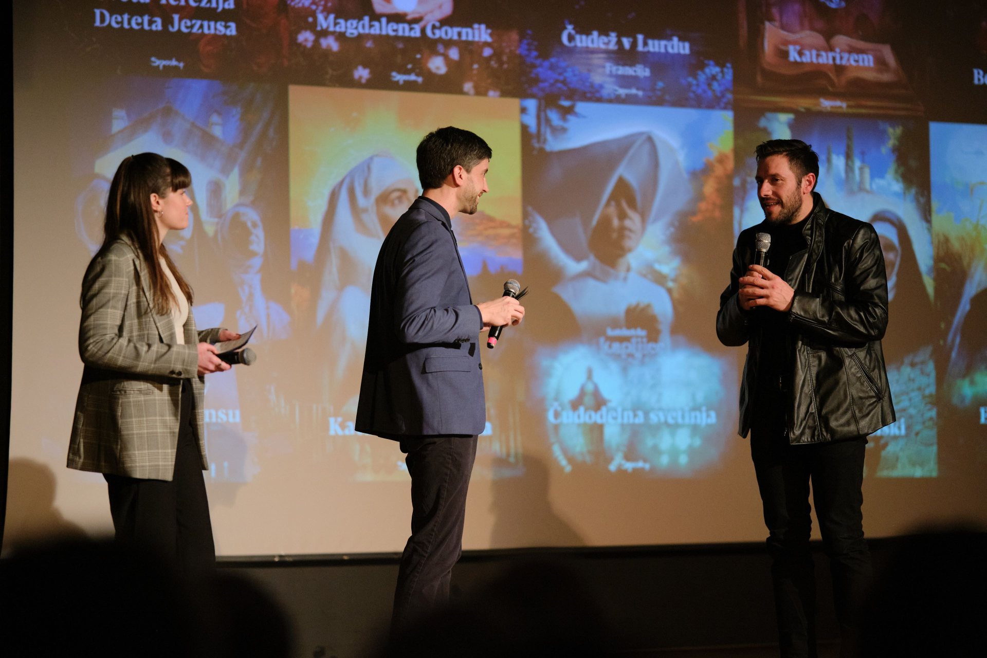 Premiera serije Zivi v Kristusu; Studio Siposh