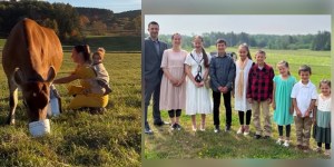Družina z osmimi otroki, ki avtentično živi tradicionalno življenje
