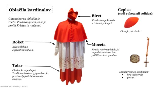 A cardinal's attire