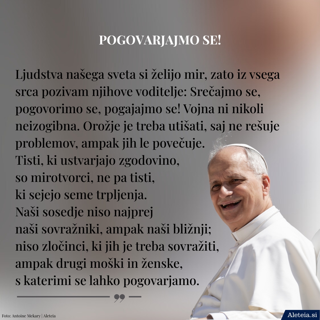 Misli papeza Leona XIV.