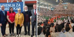 Oglejte si, kako izgleda, ko 10 tisoč mladih na Madagaskarju zapoje “Mi se imamo radi”