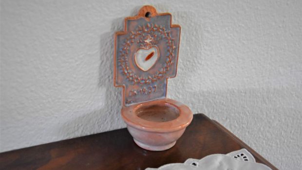 Holy water font