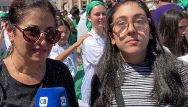 Brasileira Marisa e filha