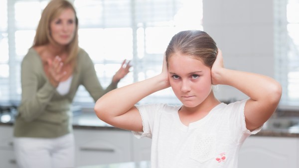girl not listening