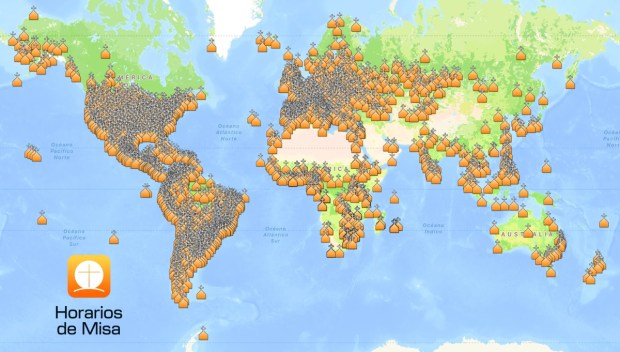 horarios de misa app