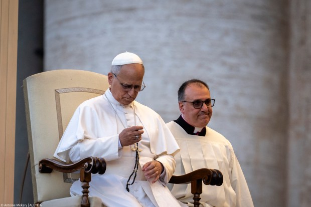 pope-leo-XIV-prayer-vigil-rosary-