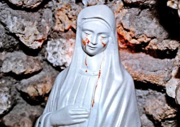 Mary weeping Civitavecchia
