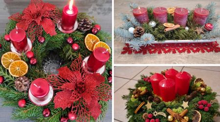 Adventni venčki, ki ste jih ustvarili vi. Izvirni, prisrčni, edinstveni