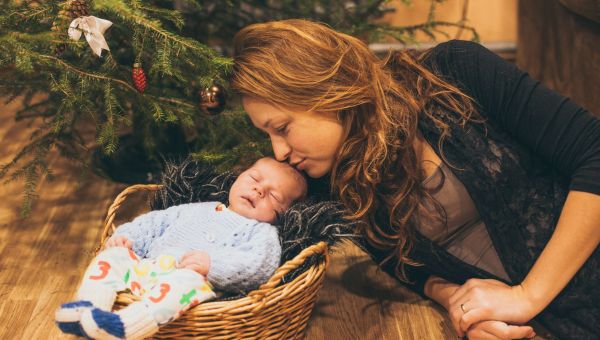 newborn christmas tree