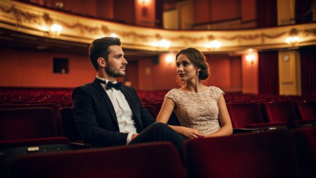 couple visiting theater
