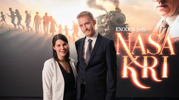 Vid Planinc z ženo Anjo