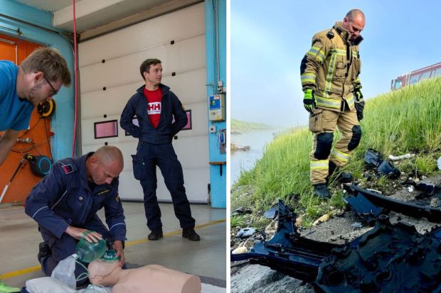 Mitja na tečaju TPO in med intervencijo