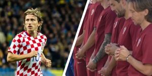 Luka Modrić s soigralci pred prvenstvom skočil še k maši