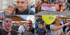 Mamica 9 otrok, nogometni zvezdnik in še mnogi nasmejani – to je Pohod za življenje