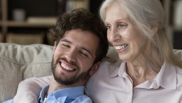 son and mother